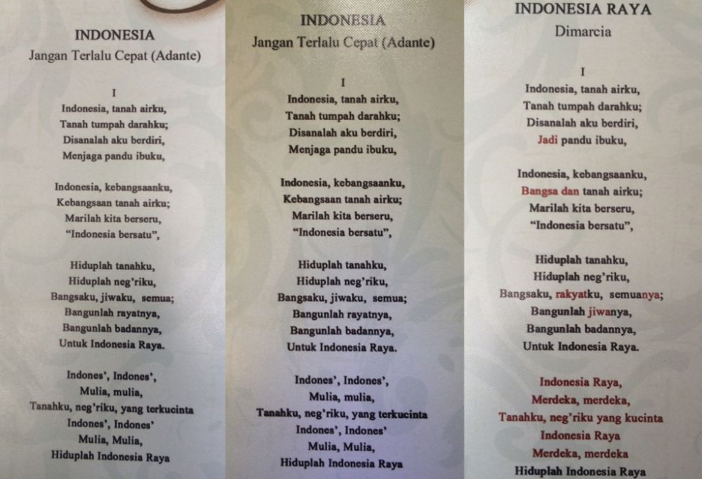 lagu indonesia raya